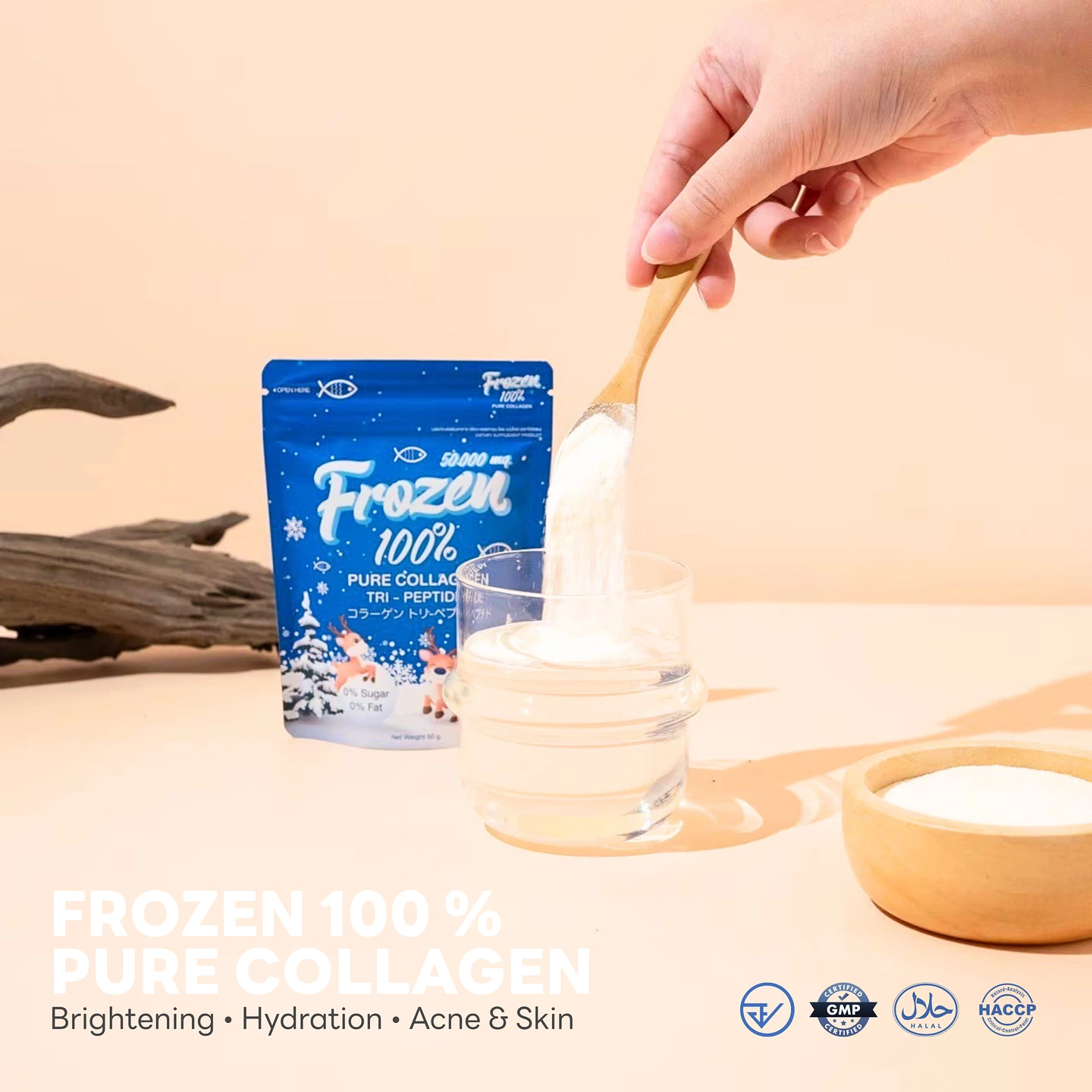 Frozen 100% Pure Collagen Powder